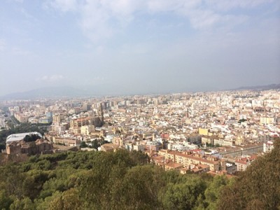 Malaga von der Burg gesehen...