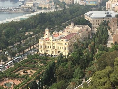 Das Rathaus von Malaga - egal von wo, immer schön...