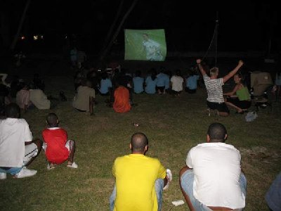 Fußball WM 2006 auf Praslin
