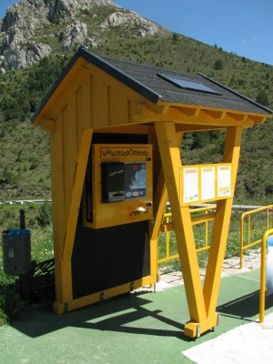 Stoppomat am Coll de Rates