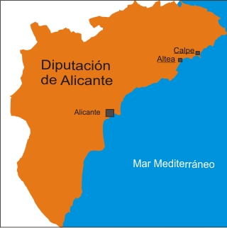 Zwischen Altea und Calpe