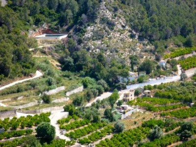 Blick vom Castillo Forna - Terrassenanbau (Foto Sol)