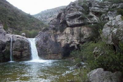 Wasserfall in der Nähe von Planes