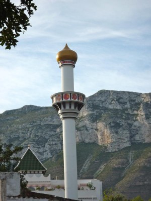 'Minarett' in der Wohnanlage &quot;Al Khalif&quot; in Denia, Foto Sol