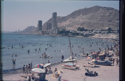 Foto 1961 (?): El Gran Sol links (?), la Torre Riscal rechts (?)<br />Marix weiß wahrscheinlich besser, ob die Anordnung in der Reihenfolge stimmt.