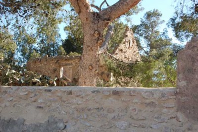 Ruine der &quot;casa de la vieja&quot; (Peñacerrada)