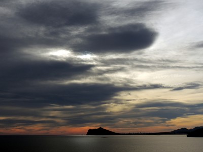 ... vom Ifach Richtung Benidorm