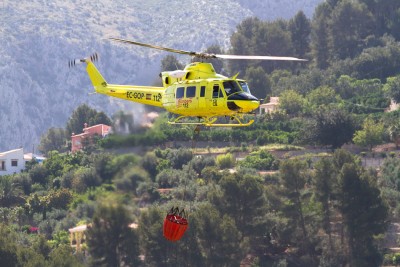 Dieser Hubschrauber flug wirklich unermüdlich