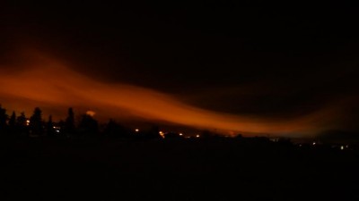 Wir hatten das ganz grosses Glück, das seltene rote Nordlicht bestaunen zu können.