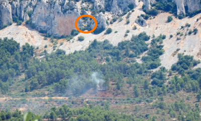 16:26 Uhr - Feuer gelöscht. Letzter Kontrollflug