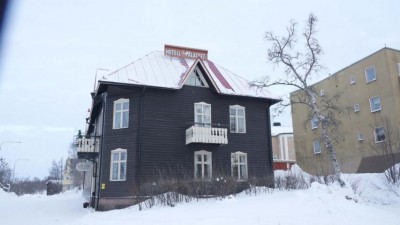 Auch unser Hotel Vinter Palatset wird abgerissen.