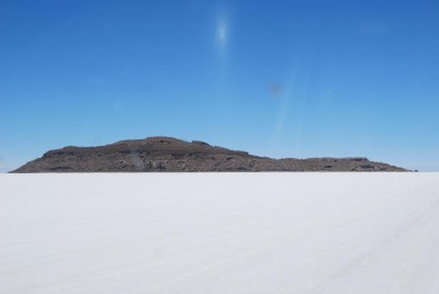 und da liegt er vor uns, der Salar de Uyuni