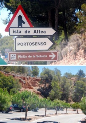 aBFAHRT UND pARKPLÄTZE.JPG (90.26 KiB) 4140 mal betrachtet Abfahrt von der N-332 aus Richtung Norden<br />und Parkplätze VOR der Schranke