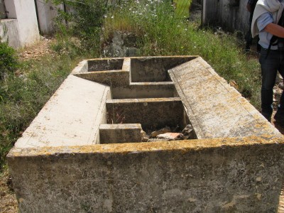 In den Gemeinschaftsräumen befand sich auch die gemeinschaftlich genutzte "Waschmaschine".