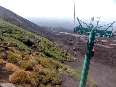 Mit der Seilbahn hoch hinaus.