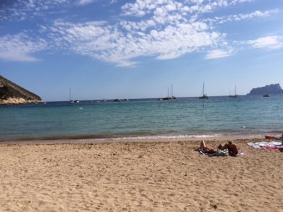 ungewohnte Leere am Strand