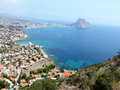 Der Blick vom Aussichtspunkt des &quot;Morro de Toix&quot;