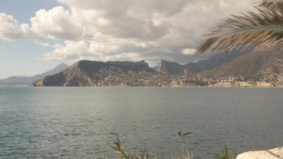 Morro de Toix, Maryvilla und ein Teil der Sierra Benia vom Paseo am Ifach aus gesehen