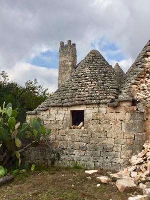 Ein unrestaurierter Trullo im Itra Tal