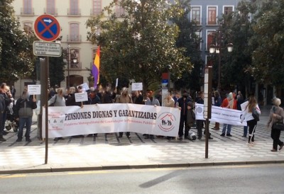 Diesmal sind es die Rentner, die protestieren