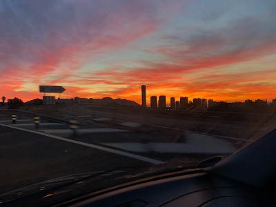 Gestern morgen bei Benidorm