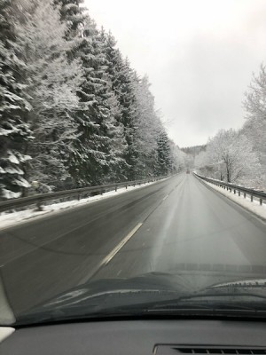 Heute Nachmittag bei meiner Ankunft Zuhause