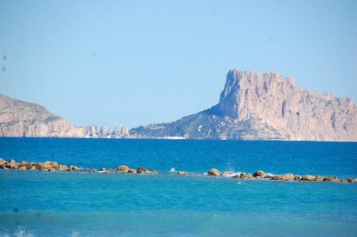 Blick von Altea nach Calp