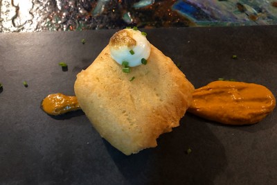 Buñuelos de bacalao con mullador