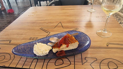 und eine leckere Tarta de queso