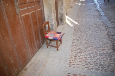 In einem Dörchen im Süden der Provinz Salamanca (Castilla y León), Oktober 2010