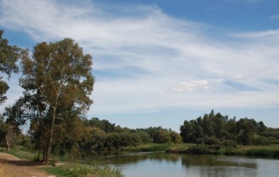 und vertraten uns die Beine mit einem Spaziergang entlang der malerischen Flusslandschaft.