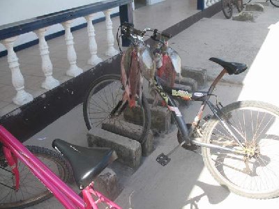 So wurde der Fischfang auf La Digue nach Hause transportiert.