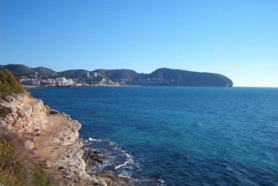 Küste mit Blick auf Moraira